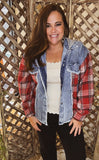 Lampoon Denim & Plaid Jacket