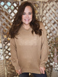 Coffee Embossed Sweater