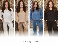 Cozy Cable Knit Loungewear Set