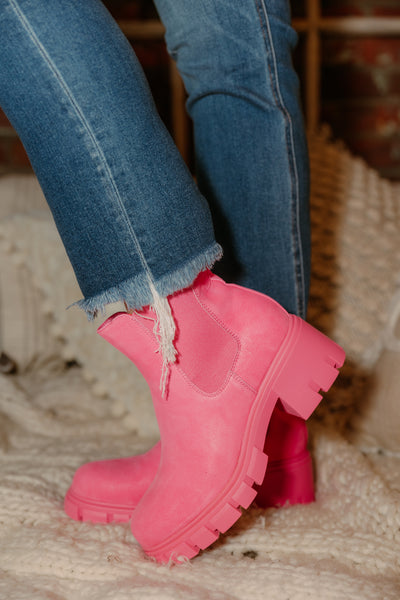 Ivy Hot Pink Boots