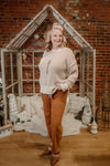 Sawyer Tummy Control Gaucho Crop Denim