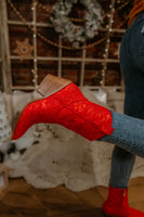 Rowdy Red Lace Boots