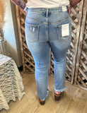 Miami Mid Rise Straight Denim