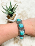 Turq Mound Bubble Bracelet