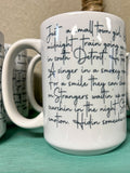 Lyric Coffee Mugs