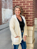 Nova Layered Hooded Cardigan