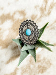 Scalloped Concho Ring