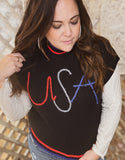 USA Sleeveless Sweater