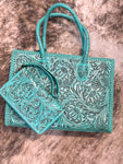 AD Miranda Turquoise Shoulder Bag