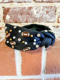 Football Rhinestone Headbands