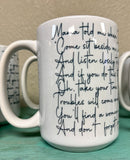 Lyric Coffee Mugs