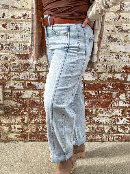 Layton High Rise Boyfriend Barrel Jeans