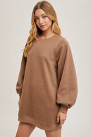 The Way It Goes Oversized Sweatshirt Dress