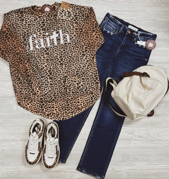 Faith leopard clearance print bag