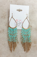 Beaded Fringe Earrings