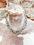 Crystal Chain Link Necklace