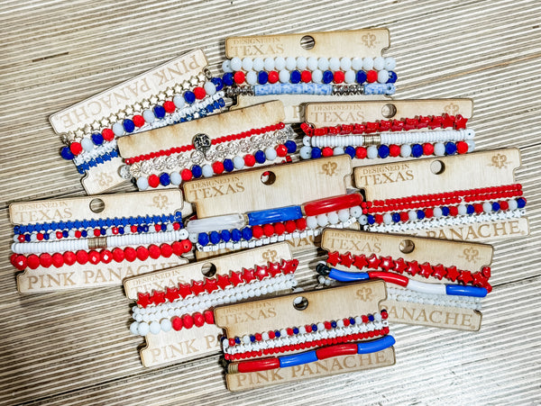 Patriotic Bracelet Stacks