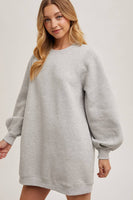 The Way It Goes Oversized Sweatshirt Dress