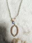 Pearl Oval Necklace