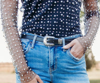 Skinny Western Belt