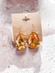 Large Teardrop Dangle Earrings