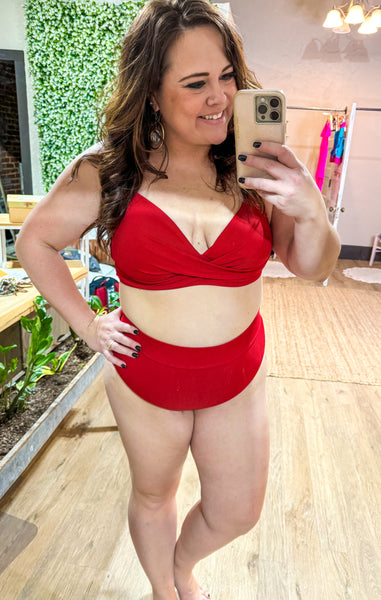 Ruby Red Bikini Bottom