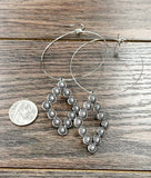 Concho Hoop Earrings