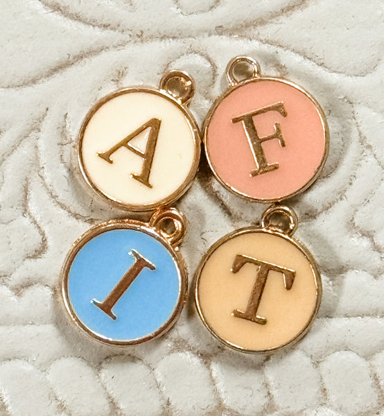 Letter Charm Bar Charms (#2)