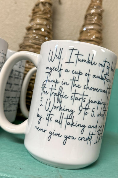 Lyric Coffee Mugs