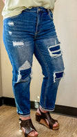 Kicked To The Curb High Rise Straight Denim-CURVY