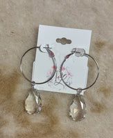 Crystal Teardrop Earrings