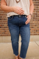 Kissin' On The Tailgate Denim-CURVY