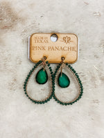 Beaded Teardrop Earrings