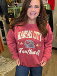 Vintage KC Football Sweatshirt