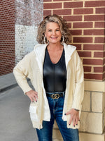 Nova Layered Hooded Cardigan