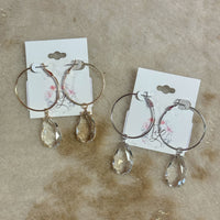 Crystal Teardrop Earrings