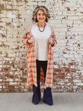 Willow Plaid Duster