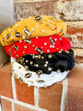 Football Rhinestone Headbands