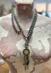 Jeweled Charm Necklace