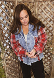 Lampoon Denim & Plaid Jacket