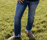 God Made Fridays Mid Rise Cuffed Denim