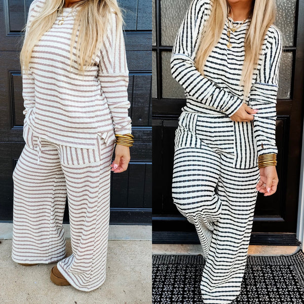 Homebody Striped Loungewear Set