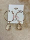 Crystal Teardrop Earrings