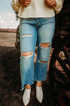 Harper High Rise Relaxed Straight Denim