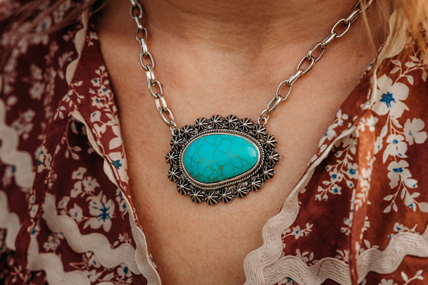 Turq Stone Necklace