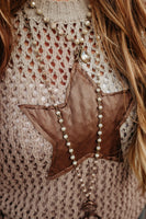 Western Stars Crocheted Top