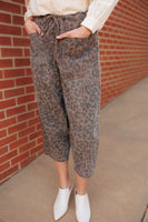 Wilder Leopard Denim Pants