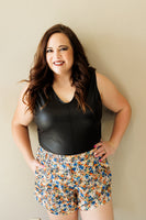 Full Bloom Shorts-CURVY