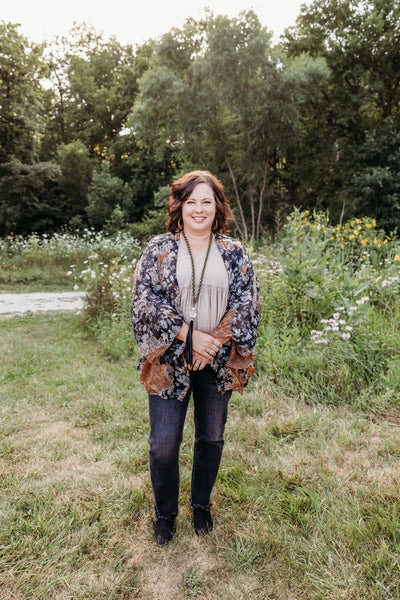 Five Little Words Kimono-CURVY