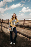 Round The Track Checkered Mesh Top